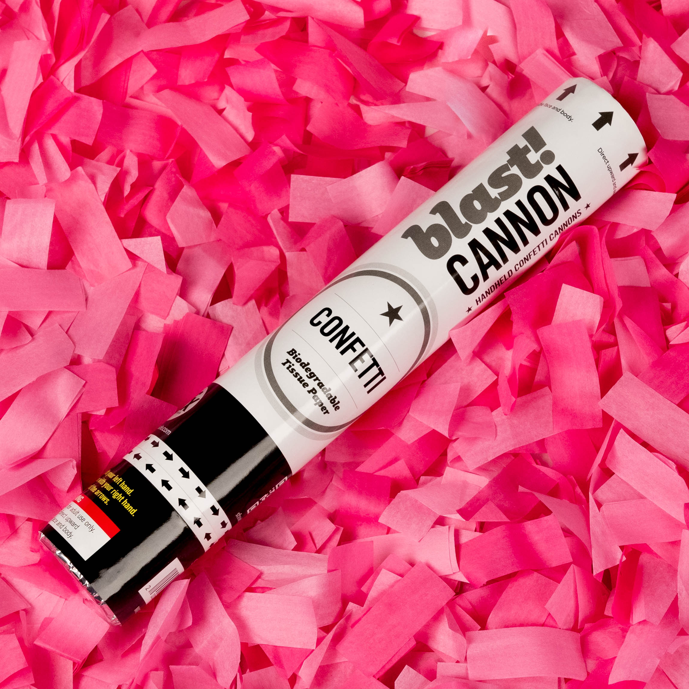 Pink Confetti Cannon: Celebrations Wholesale